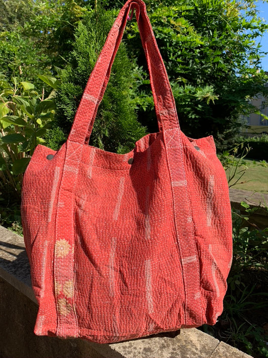 Vintage Kantha Bag