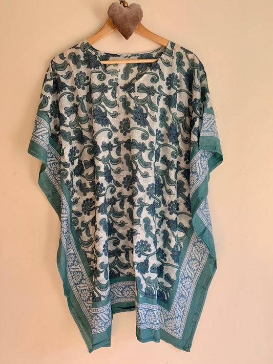 Block Print Poncho