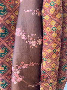 Vintage Silk  Scarf - Sanjanaandme 