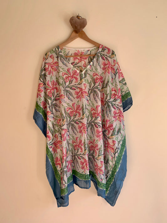 Block Print Poncho