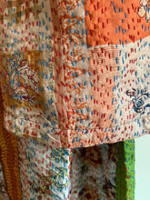 Load image into Gallery viewer, Kimono Vintage Silk Kantha Jacket - Sanjanaandme 
