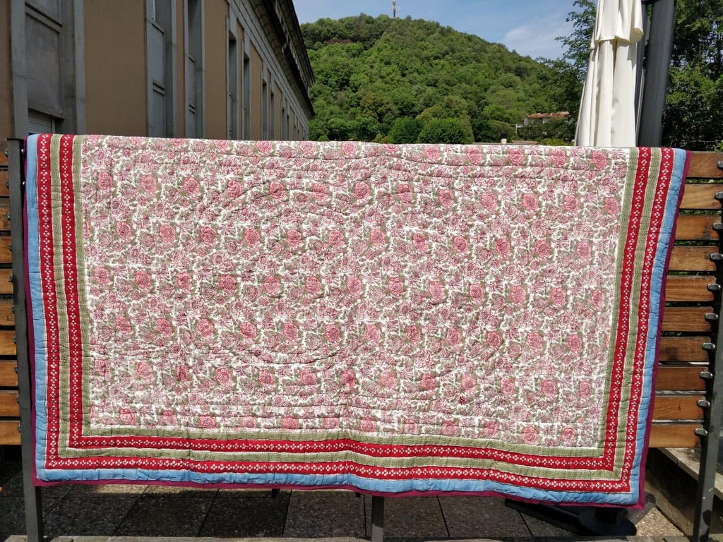 Block Print Quilt - Sanjanaandme 