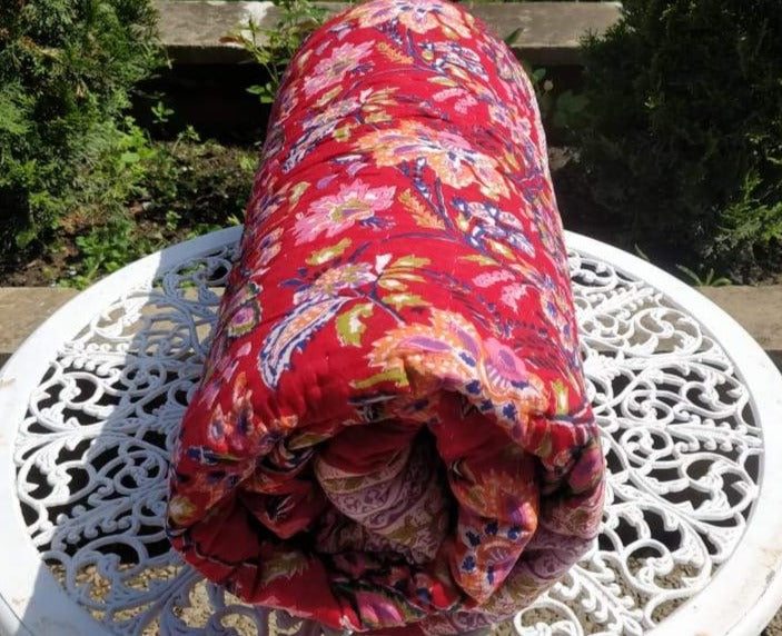 Block Print Quilt - Sanjanaandme 