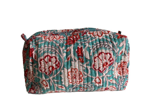 Kantha Block Print Big Bag - Sanjanaandme 