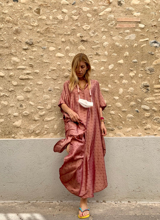 Vintage Oversize Silk Dress
