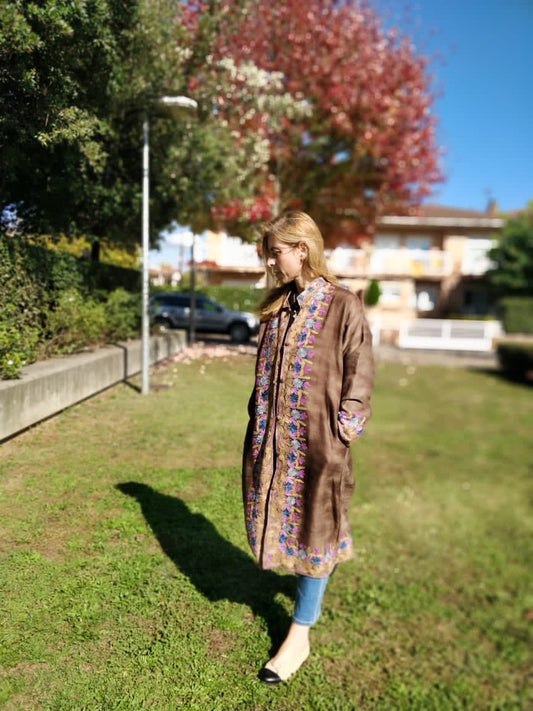 Wollen Embroidered Kashmiri Coat
