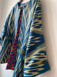 Ikat Kimono Jacket - Sanjanaandme 