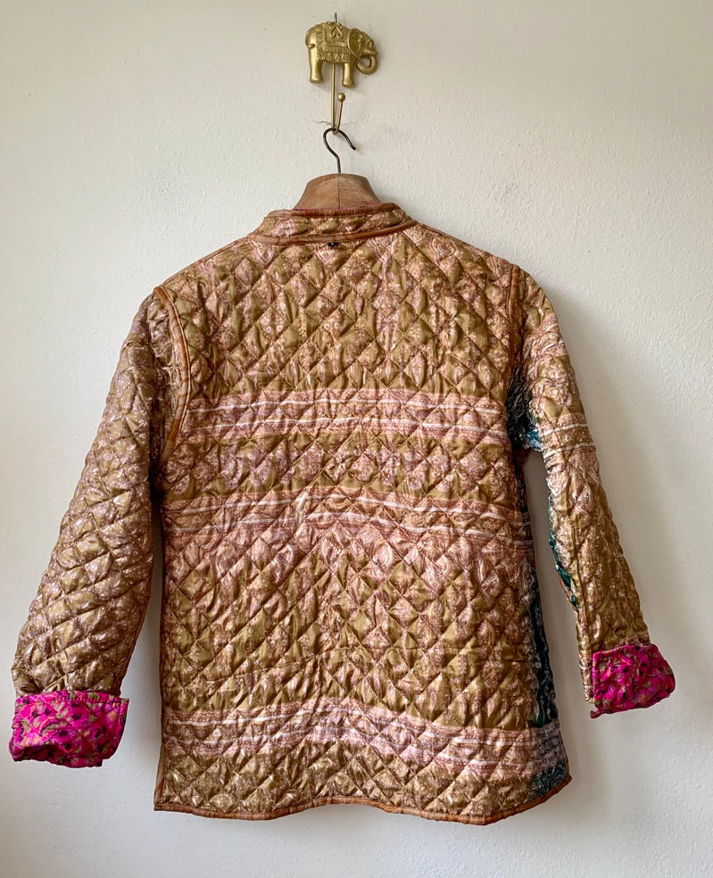 Silky Quilted Reversible Jacket