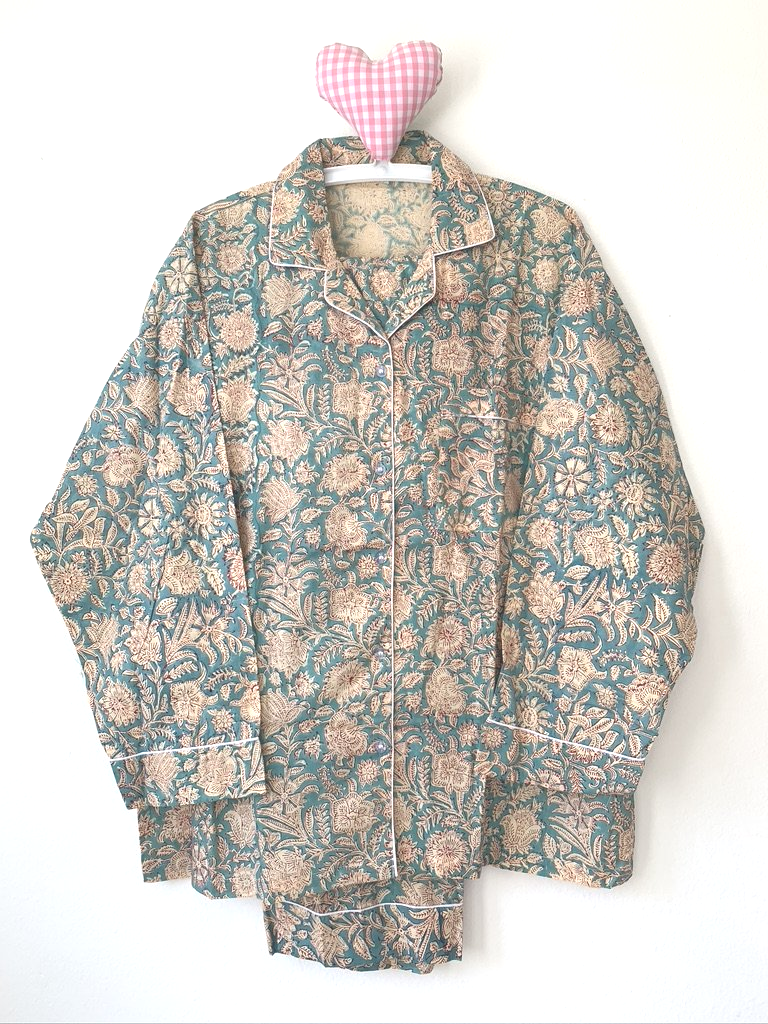 Block Print Pijama - Sanjanaandme 