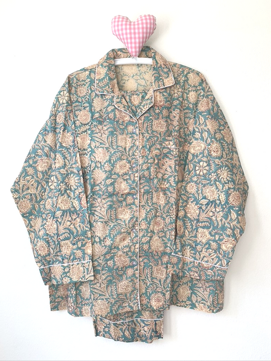 Block Print Pijama - Sanjanaandme 
