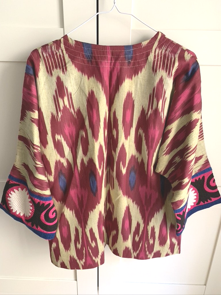 Vintage Suzani Ikat Kimono Jacket - Sanjanaandme 