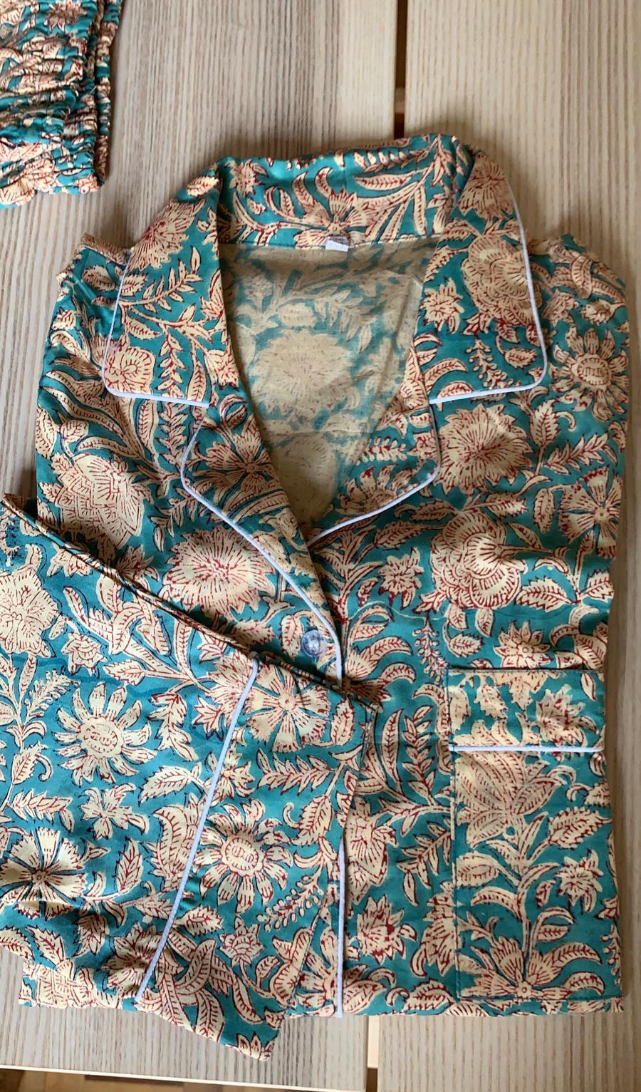 Block Print Pijama - Sanjanaandme 