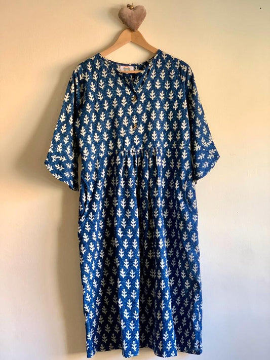 Indigo Midi Dress