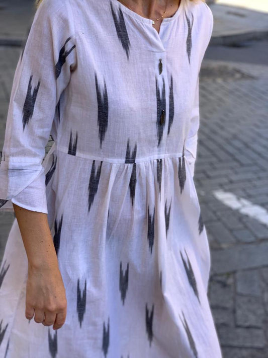 Ikat Midi Dress