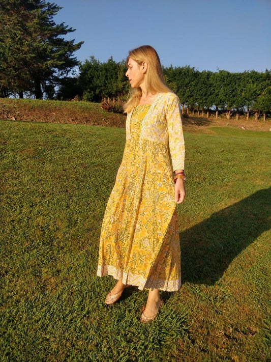 Block Print Dress