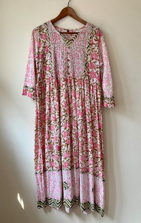 Block Print Dress