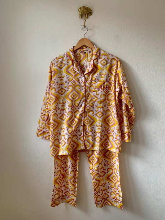 Ikat Print Pijama
