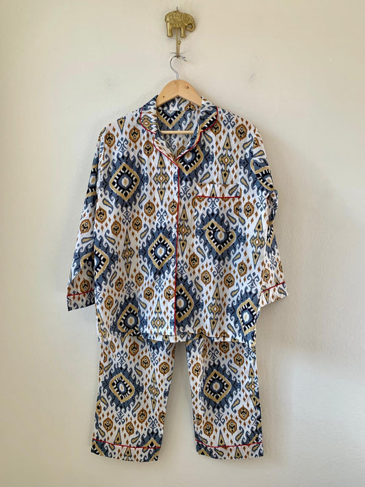 Ikat Print Pijama