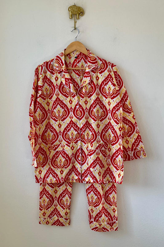 Ikat Print Pijama