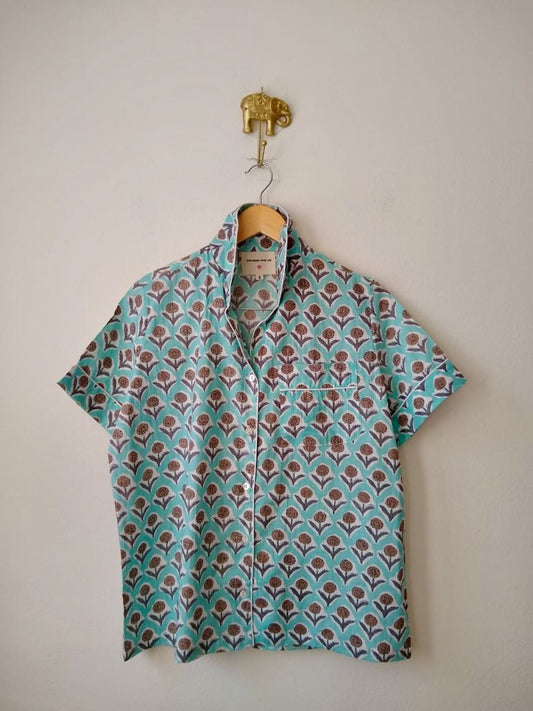 Block Print Short Pijamas
