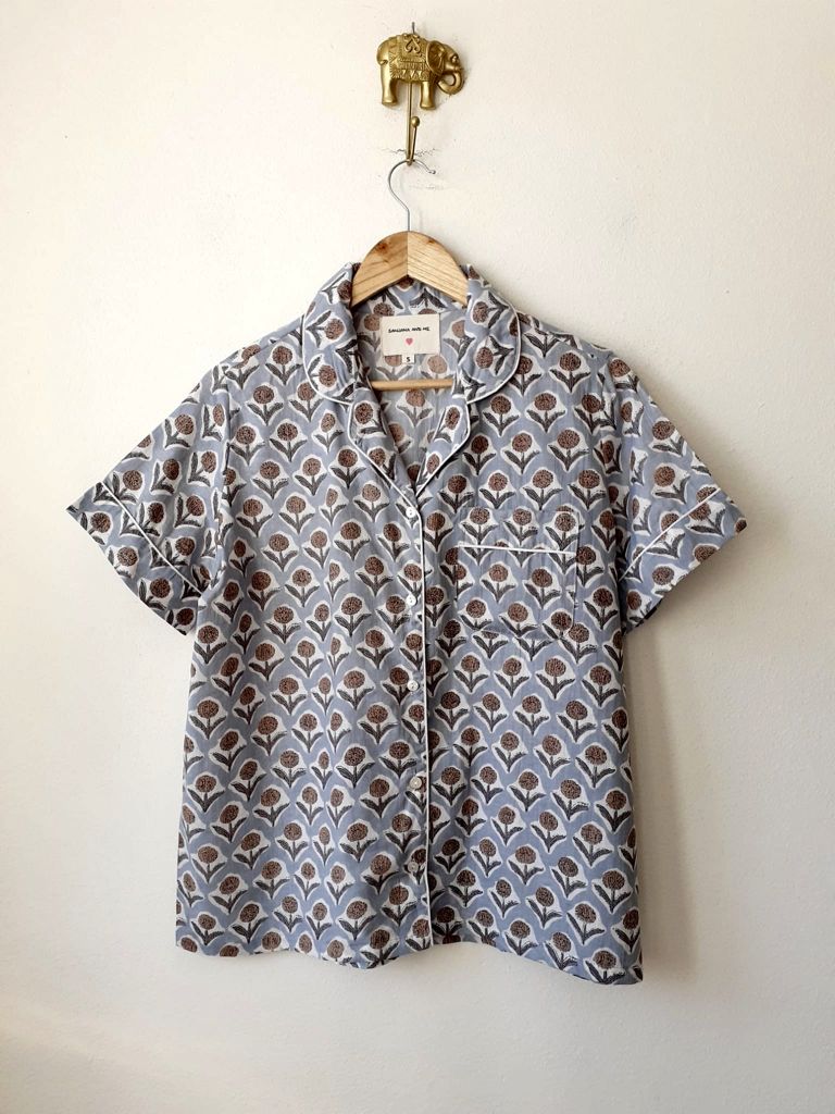 Block Print Short Pijamas