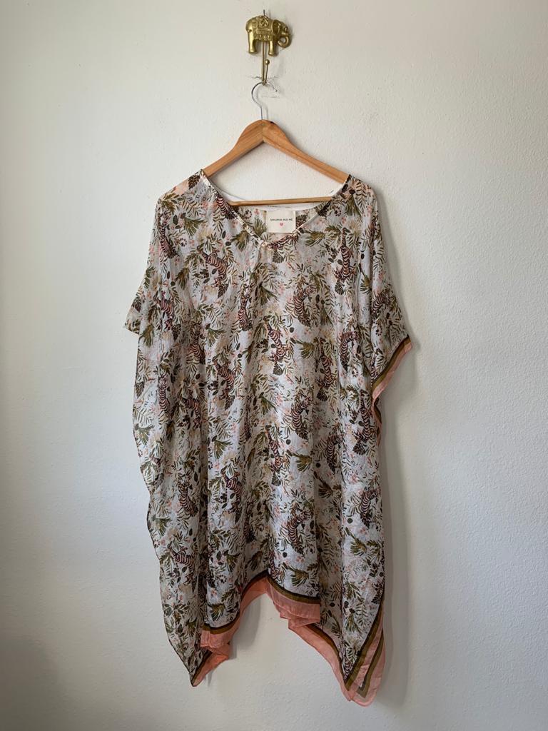 Block Print Poncho