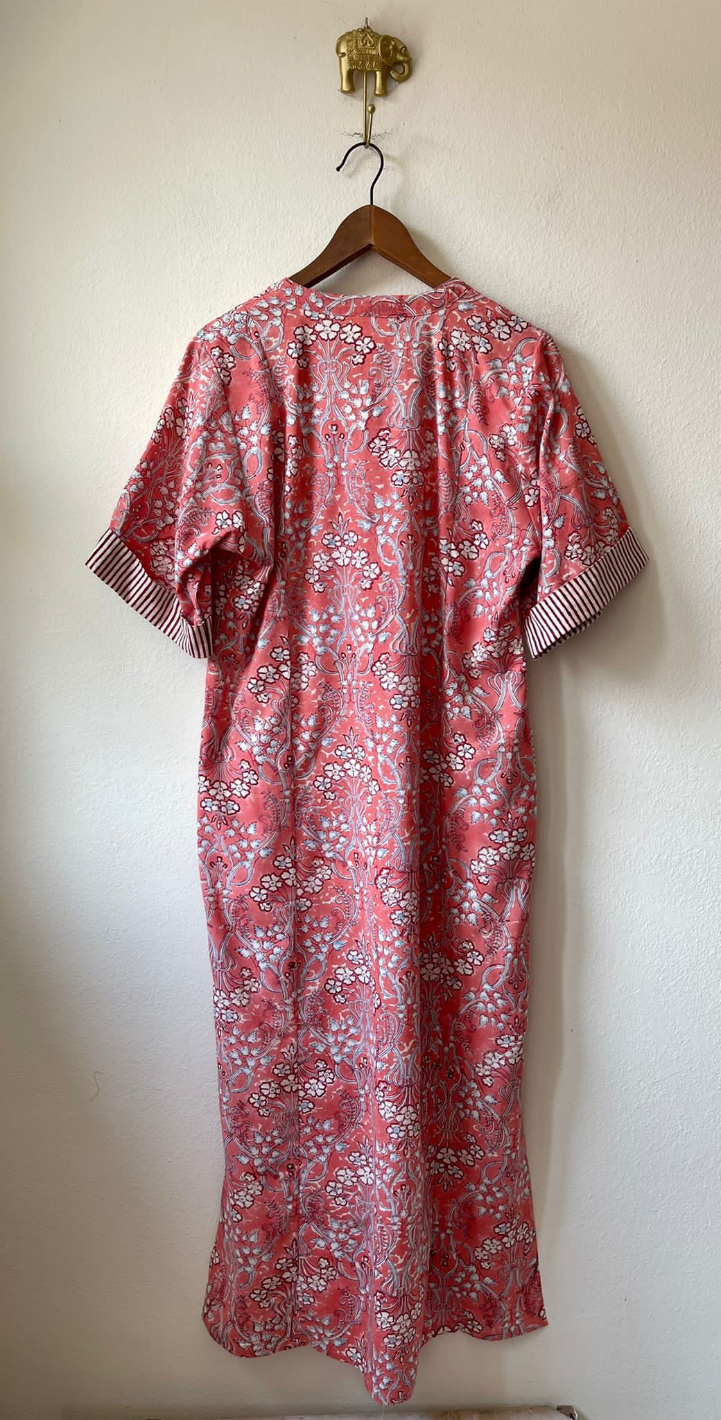 Block print long dress