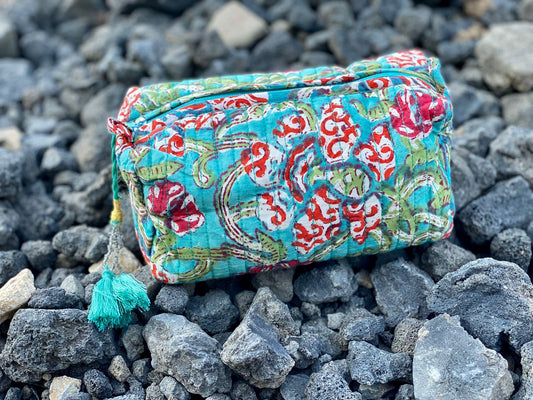 Kantha Block Print Pouch bag