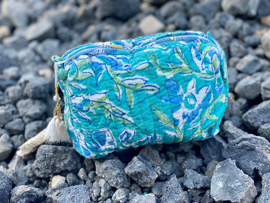 Kantha Block Print Pouch bag