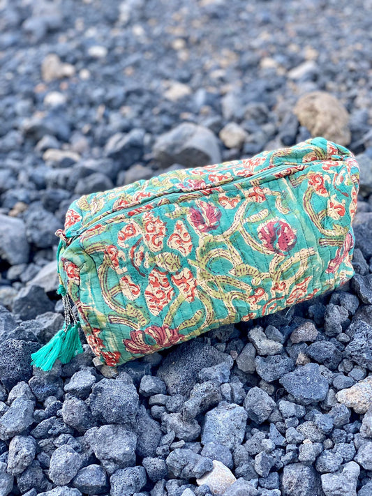 Kantha Block Print Pouch bag