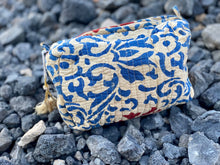 Load image into Gallery viewer, Kantha Block Print Pouch bag
