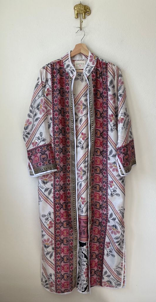 Long silk kimono