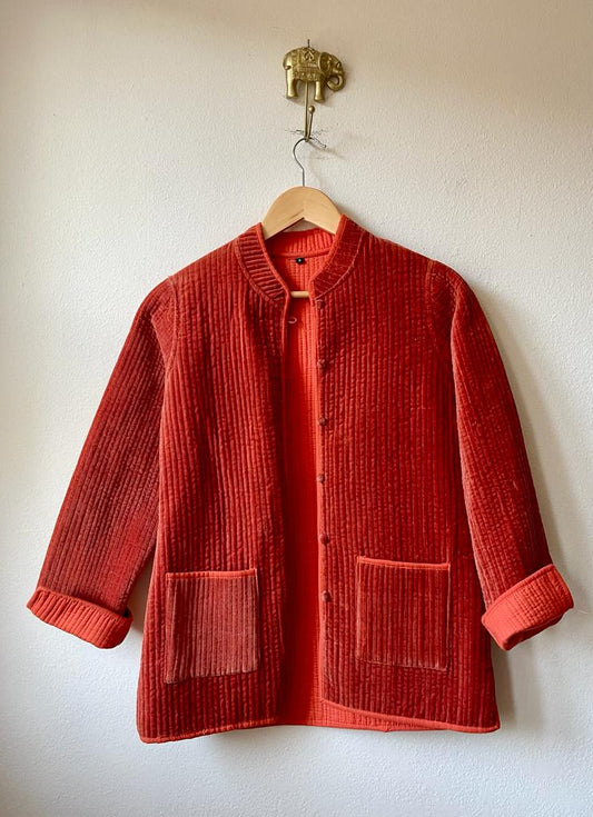 Quilted reversible jacket, Short