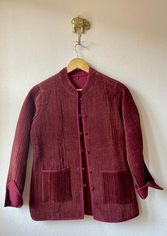 Quilted reversible jacket, Short