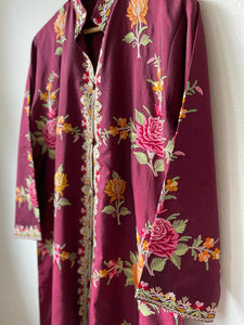 Silk Hand Embroidered Jacket