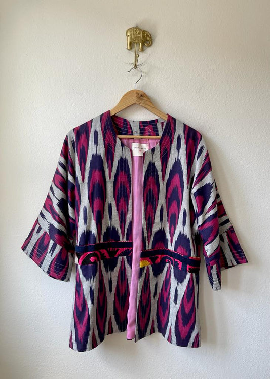 Vintage Ikat Kimono