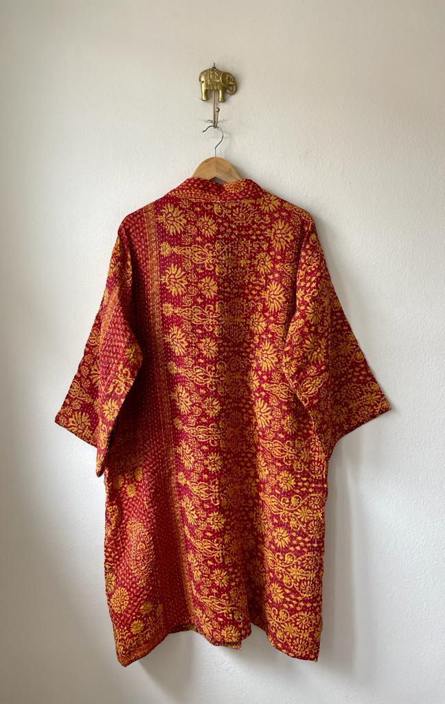 Vintage Kantha Kimono