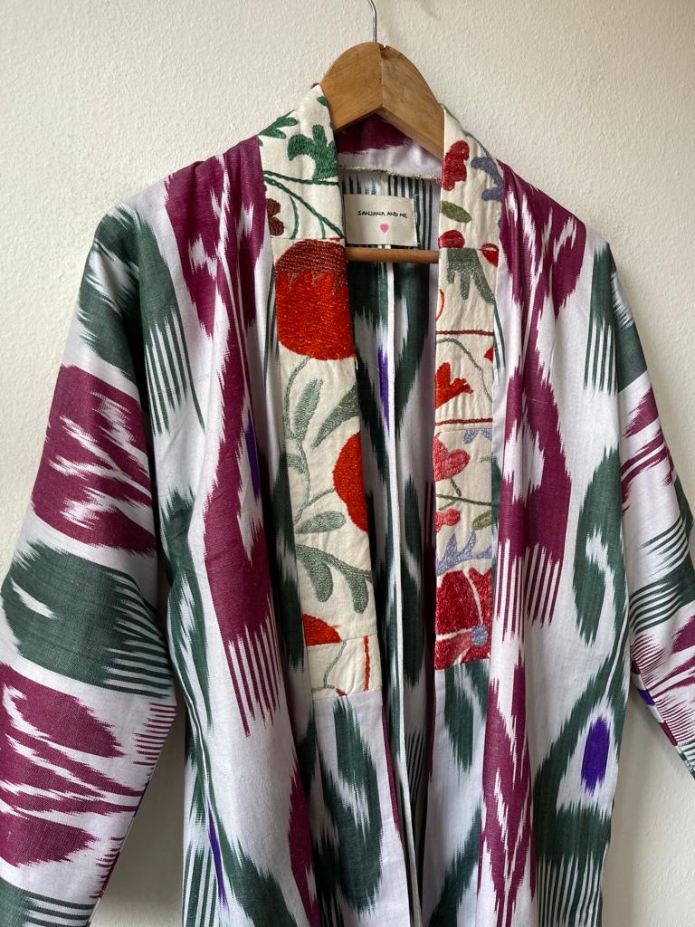 kimono Suzani + ikat