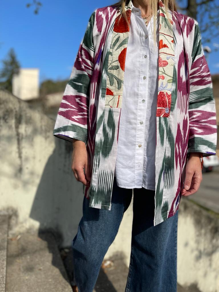 kimono Suzani + ikat