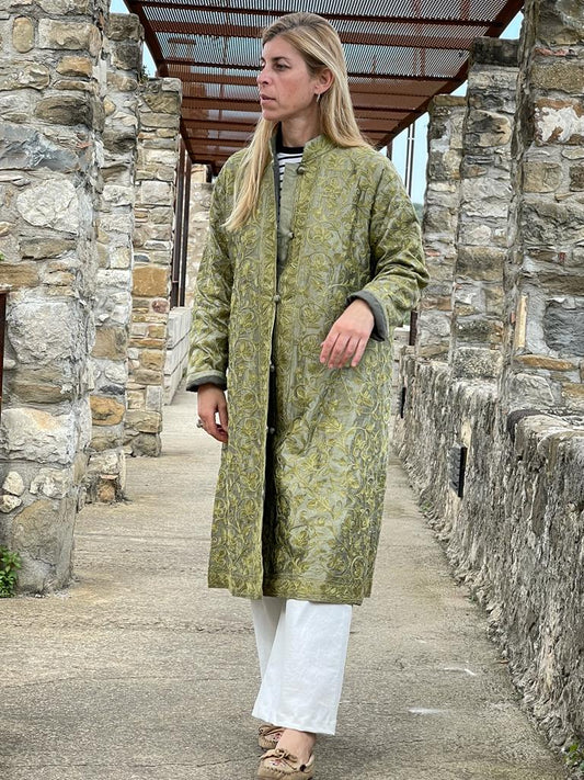 Silk Embroidered Jacket