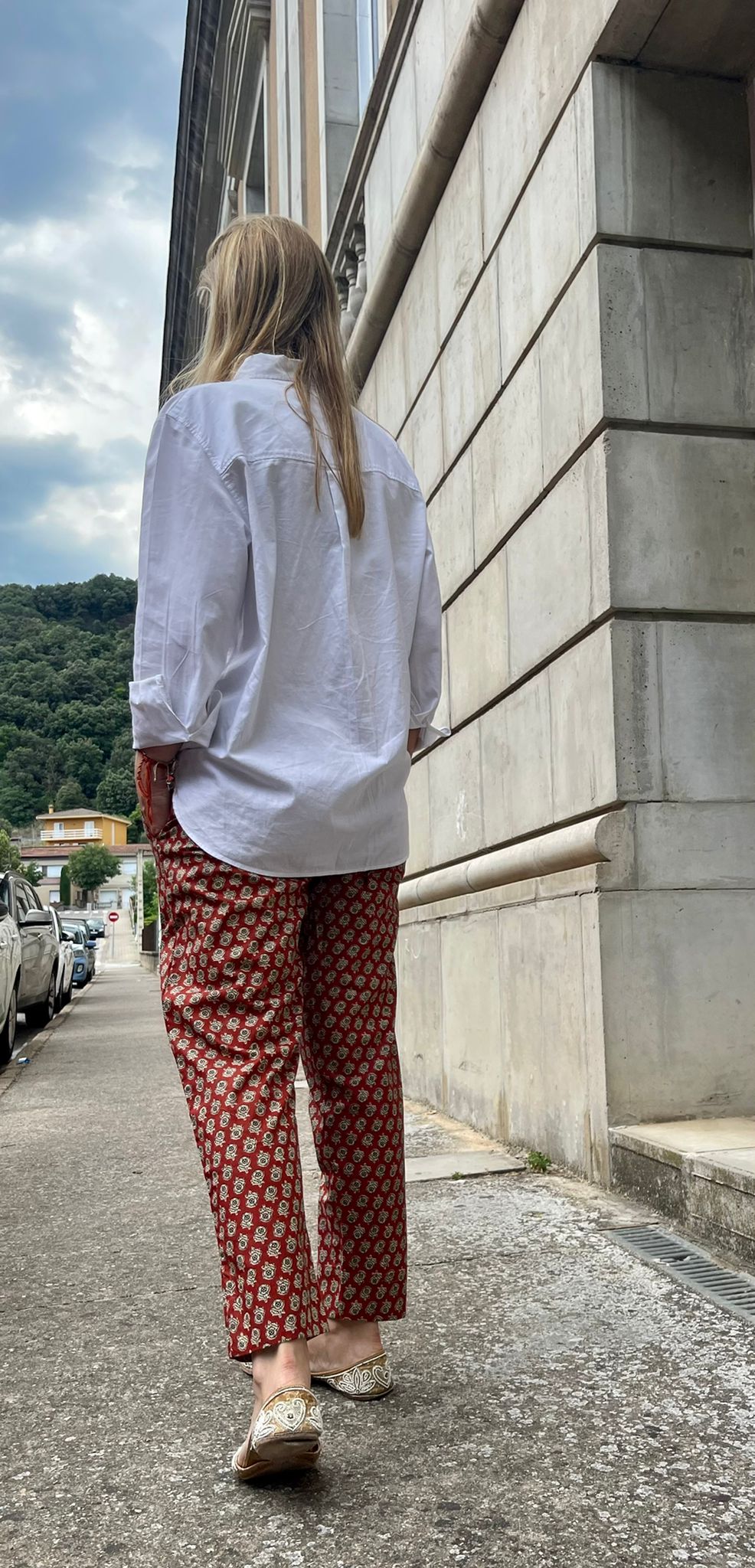 Cotton Block print pants