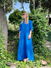 Load image into Gallery viewer, Indira Plain Blue Dress
