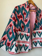 Charger l&#39;image dans la galerie, Short Kantha Kimono Jacket
