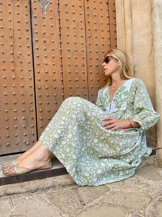 Tulsi green dress