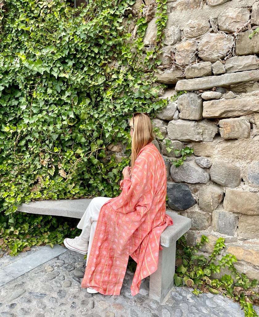 Long Silk Kimono