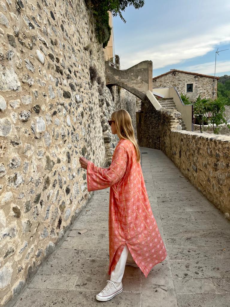 Long Silk Kimono