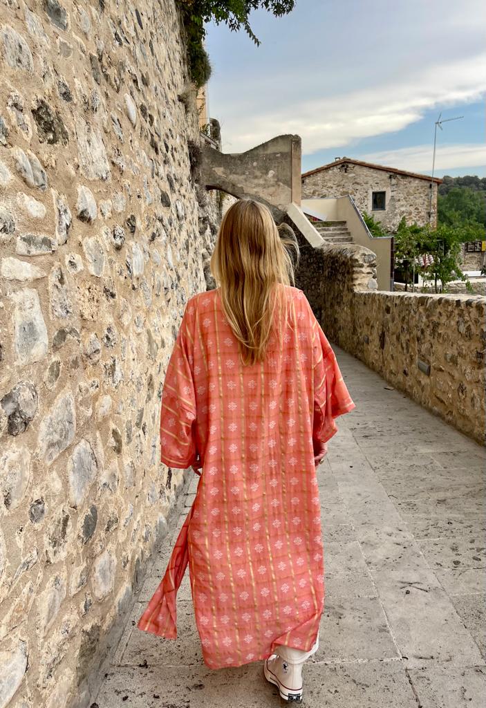 Long Silk Kimono