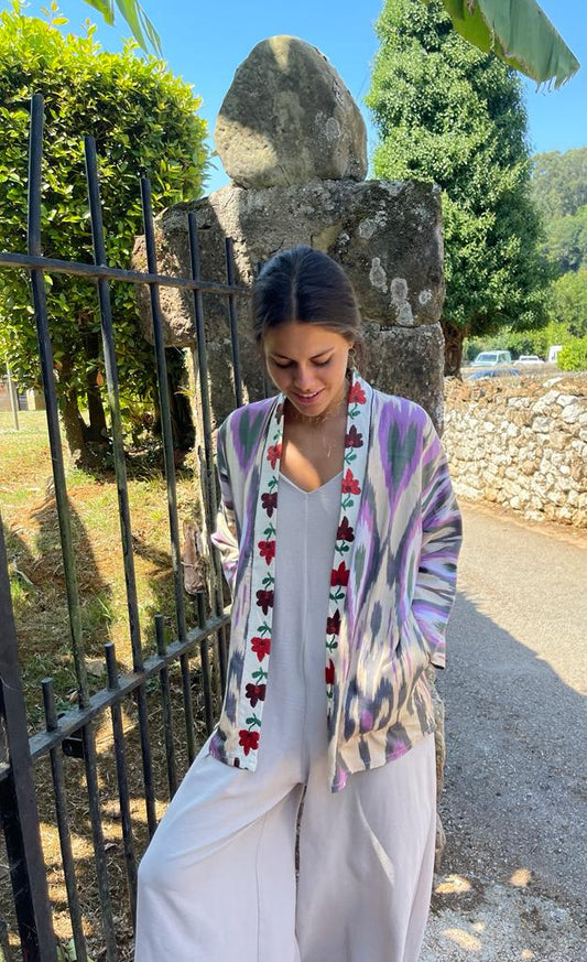kimono Suzani + ikat
