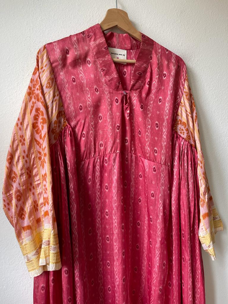Oversize sari dress