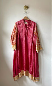 Oversize sari dress